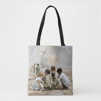 Tending Tomorrow: Children in the Garden Tote Bag