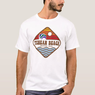 Tenean Beach Retro Diamond for light coloured T-Shirt