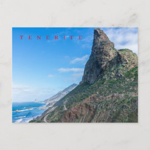 Tenerife Anaga Mountains view postcard