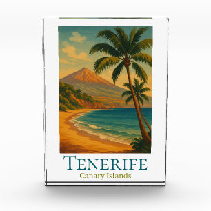 Tenerife Canary Islands Mount Teide Spanish Island Photo Block