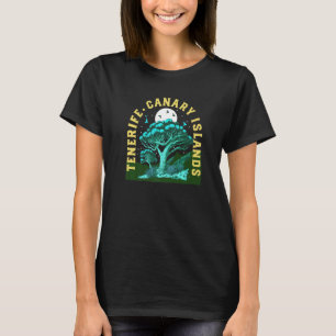 Tenerife, Canary Islands Vintage Dragon Tree Souve T-Shirt