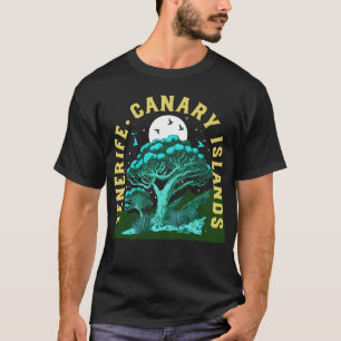 Tenerife Canary Islands Vintage Dragon Tree Souven T-Shirt