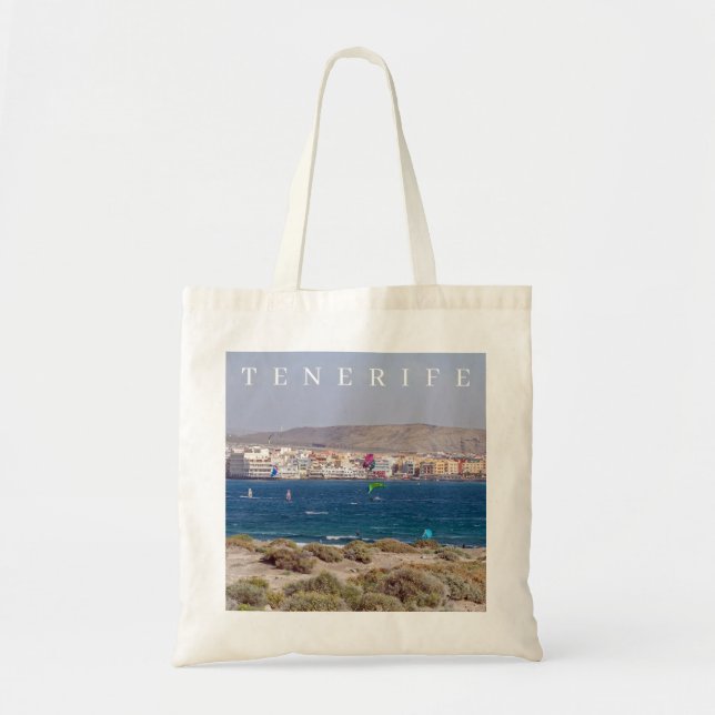 Tenerife kite surfing tote bag (Front)