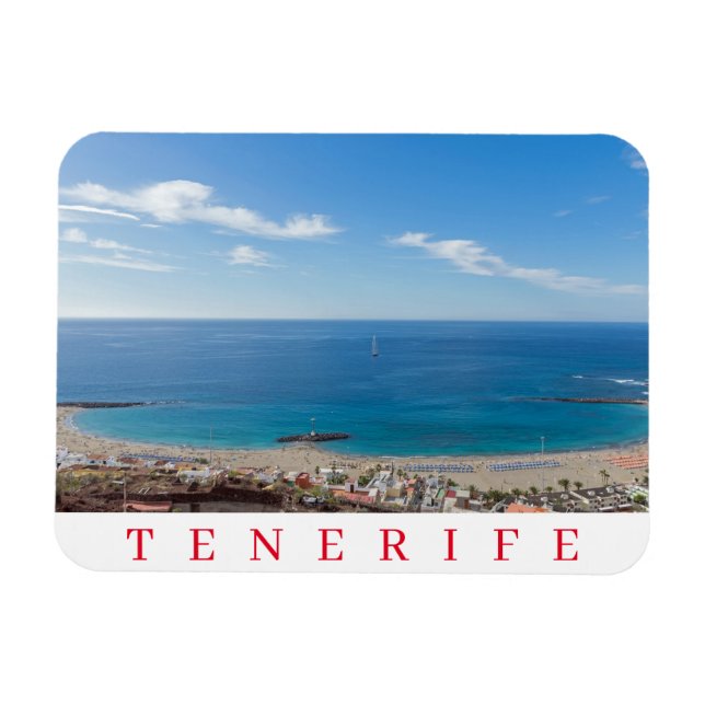 Tenerife Las Vistas Beach fridge magnet (Horizontal)