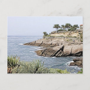 Tenerife,painted Postcard