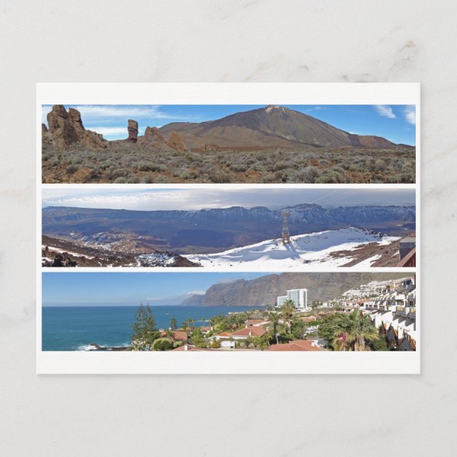 Tenerife panoramas postcard (Front)
