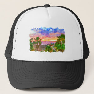 Tenerife Spain Canary Island vintage travel Trucker Hat