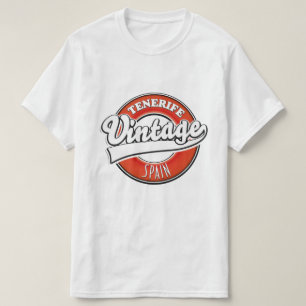 tenerife spain vintage style logo T-Shirt