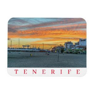 Tenerife sunset fridge magnet