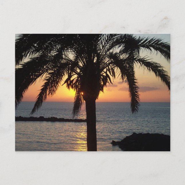 Tenerife sunset postcard (Front)