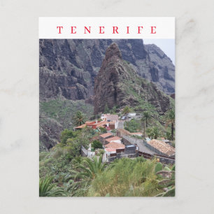 Tenerife view of Masca postcard