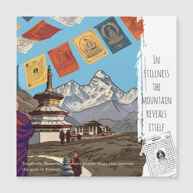Tengboche Monastery Everest Mountain Motivation  (Front)