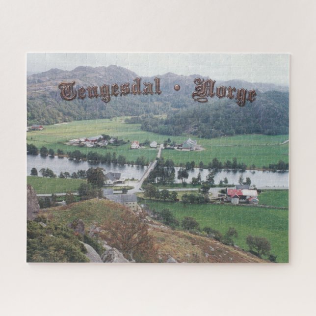 Tengesdal Valley Jigsaw Puzzle (Horizontal)