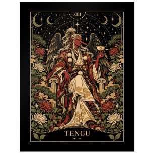 Tengu, Starlit Tarot Art Postcard