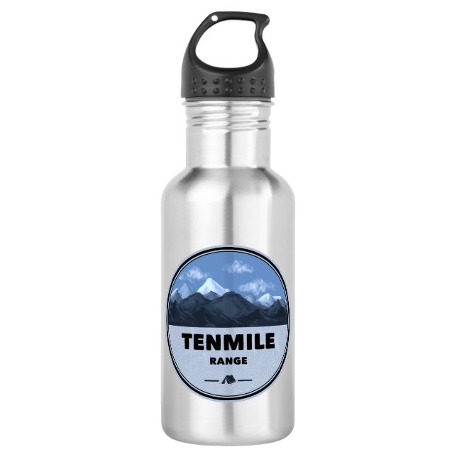 Tenmile Range Colorado Camping 532 Ml Water Bottle (Front)