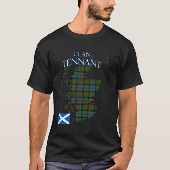 Tennant Scottish Clan Tan Scotland T-Shirt (Front)
