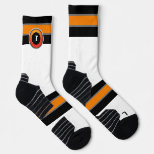 Tennesse Stripes with circle design Socks
