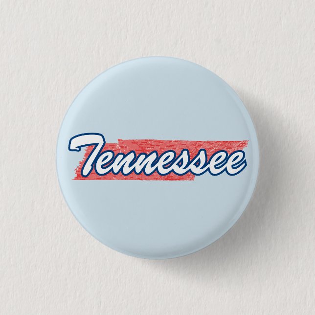 Tennessee 3 Cm Round Badge (Front)