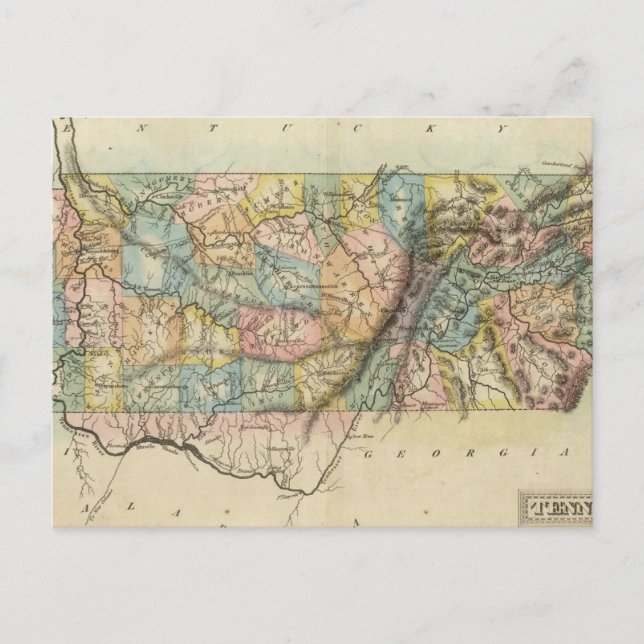 Tennessee 5 postcard (Front)