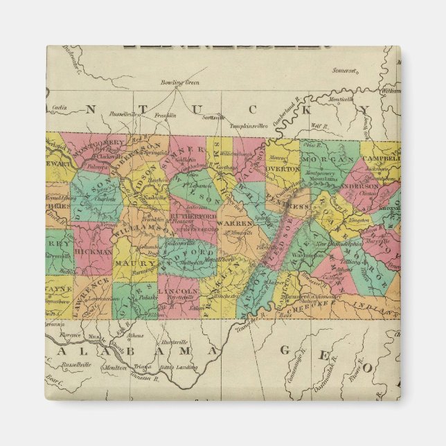 Tennessee 7 magnet (Front)