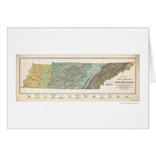 Tennessee Agriculture Map 1896