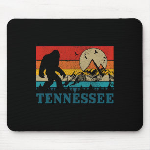 Tennessee Bigfoot Vintage Mountains Nashville Hiki Mouse Pad