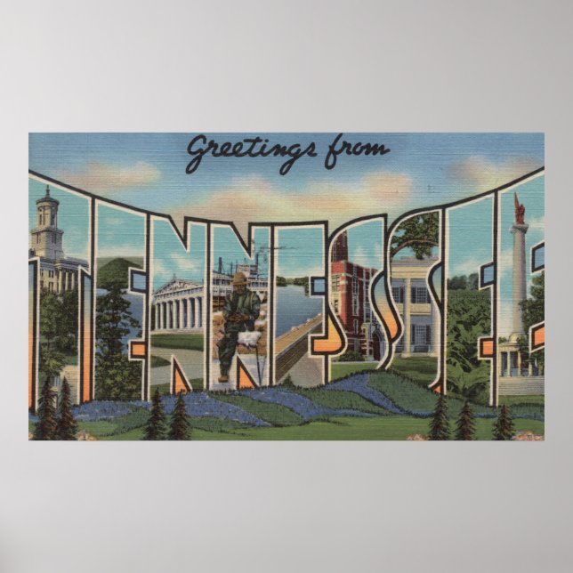 Tennessee (Blue Grass Hills) Poster (Front)