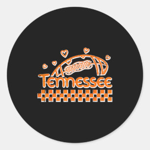 Tennessee Boys Girls Teen Kids Youth Men Women Classic Round Sticker
