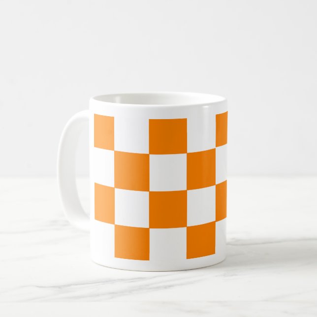 Tennessee chequerboard coffee mug (Front Left)