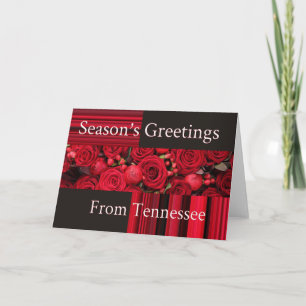 Tennessee  Christmas Card, state specific Holiday Card
