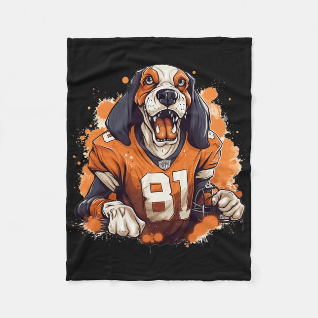 Tennessee Dog Sport Lovers Tennessee Tri Stars  Fleece Blanket (Front)
