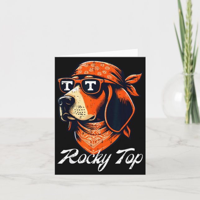 Tennessee Dog Women Kids Boys Girls Youth Men Teen Card (Front)