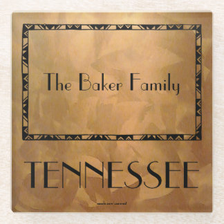 Tennessee Family Gifts Glass Coaster