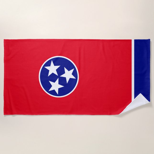 Tennessee flag beach towel (Front)