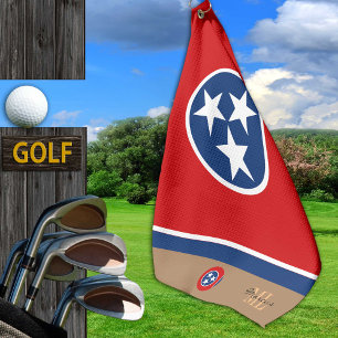 Tennessee flag Golf Towel Monogrammed / Patriotic