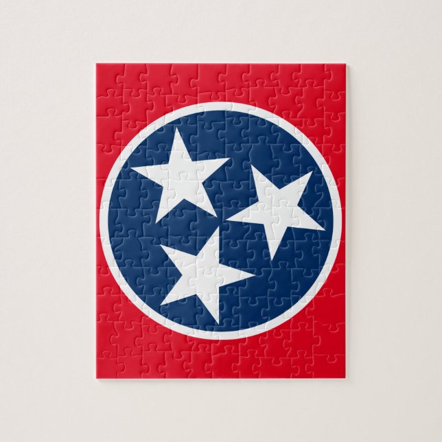 Tennessee Flag Jigsaw Puzzle (Vertical)