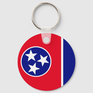 Tennessee flag key ring