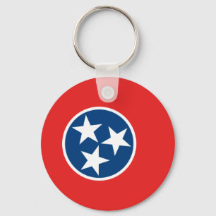 Tennessee Flag Key Ring