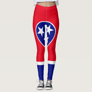 Tennessee flag leggings