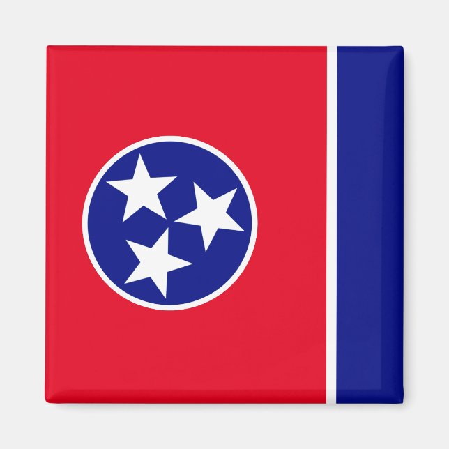 Tennessee flag magnet (Front)