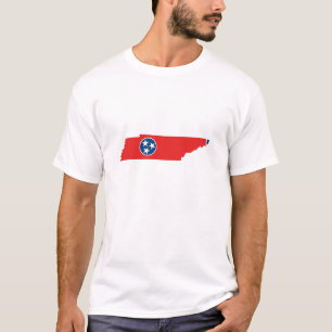 Tennessee Flag Map T-Shirt