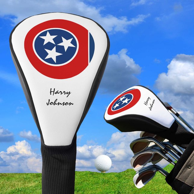 Tennessee Flag & Monogrammed Golf Clubs Covers USA (Creator Uploaded)