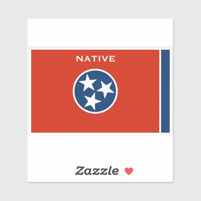 Tennessee Flag Native (Sheet)