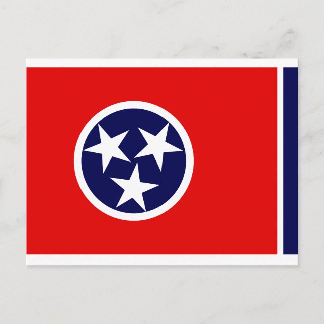 TENNESSEE FLAG POSTCARD (Front)