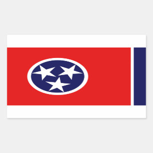 Tennessee Flag Rectangular Sticker