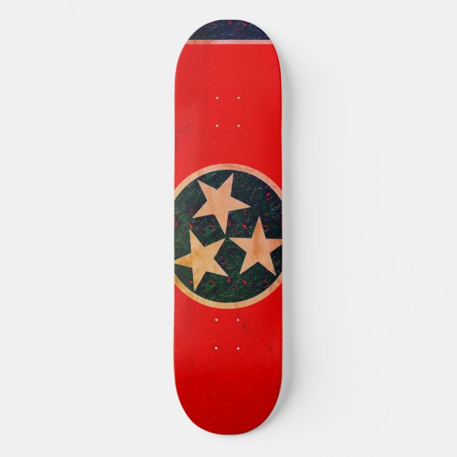 Tennessee Flag Skateboard (Front)