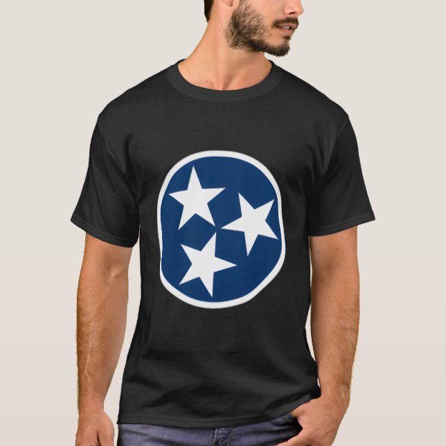 Tennessee Flag State Style T-Shirt (Front)