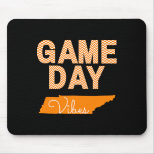 Tennessee Football Game Day Vibes Fall Tailgate Mouse Pad