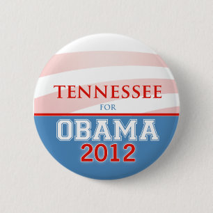 TENNESSEE for Obama 2012 6 Cm Round Badge