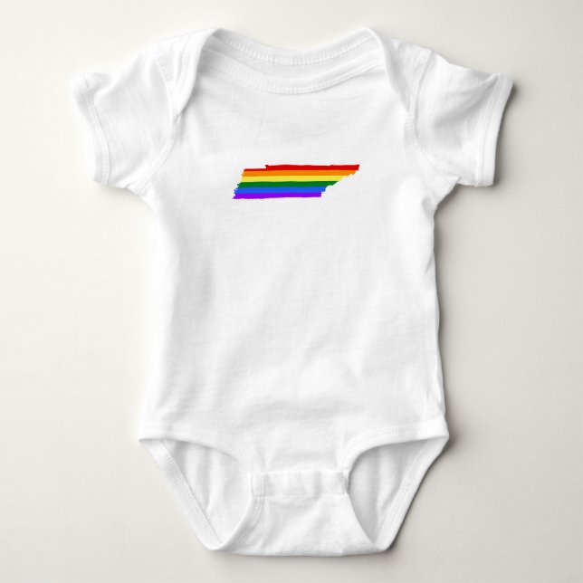 Tennessee Gay Pride Baby Bodysuit (Front)
